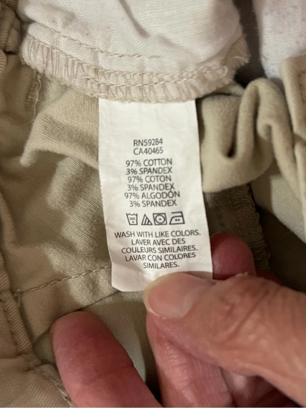 Girls Children’s Place Bermuda Shorts in Cream